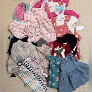 Lot of baby girl 6-12 month clothing